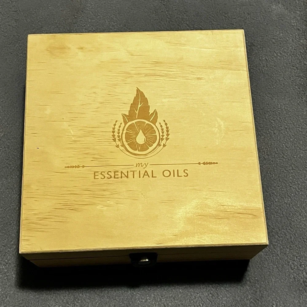 My Essential‎ Oil Box - 36 Grid Storage Case Essential Oil Wooden Box Organizer